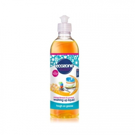 ECOZONE Płyn do mycia naczyń Kwiat Pomarańczy i Kokos 500ml